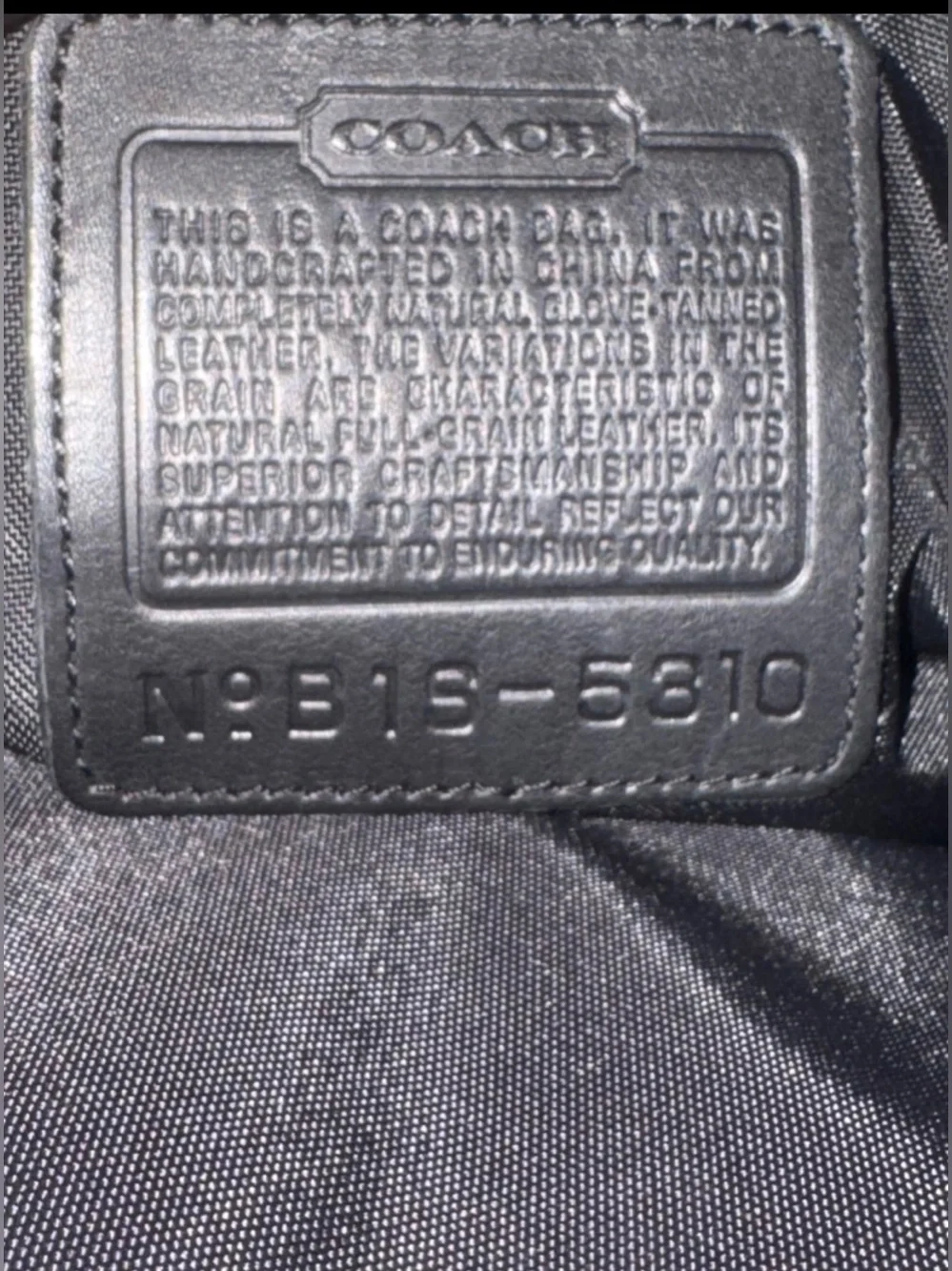 Pre-Loved Vintage Coach Hudson Briefcase